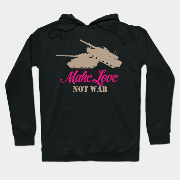 Make Love Not War Hoodie by This is ECP